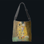 Bolsa Ajustável Gustav Klimt O Beijo Vintage Art Nouveau Painting<br><div class="desc">Gustav Klimt The Kiss Vintage Art Nouveau Painting The Kiss (Em alemão: Der Kuss) foi pintado pelo pintor simbolista austríaco Gustav Klimt entre 1907 e 1908, ponto alto de seu período de Ouro, quando pintou várias obras em estilo semelhante. A pintura é amplamente considerada uma obra-prima do início do período...</div>