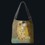 Bolsa Ajustável Gustav Klimt O Beijo Vintage Art Nouveau Painting<br><div class="desc">Gustav Klimt The Kiss Vintage Art Nouveau Painting The Kiss (Em alemão: Der Kuss) foi pintado pelo pintor simbolista austríaco Gustav Klimt entre 1907 e 1908, ponto alto de seu período de Ouro, quando pintou várias obras em estilo semelhante. A pintura é amplamente considerada uma obra-prima do início do período...</div>