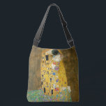 Bolsa Ajustável Gustav Klimt O Beijo Vintage Art Nouveau Painting<br><div class="desc">Gustav Klimt The Kiss Vintage Art Nouveau Painting The Kiss (Em alemão: Der Kuss) foi pintado pelo pintor simbolista austríaco Gustav Klimt entre 1907 e 1908, ponto alto de seu período de Ouro, quando pintou várias obras em estilo semelhante. A pintura é amplamente considerada uma obra-prima do início do período...</div>