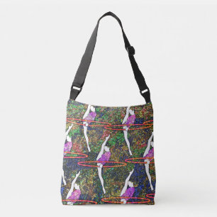 Bolsa Ajustável Gymnastics Hula Hoop dança colorida prenda