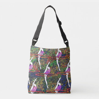 Bolsa Ajustável Gymnastics Hula Hoop dança colorida prenda