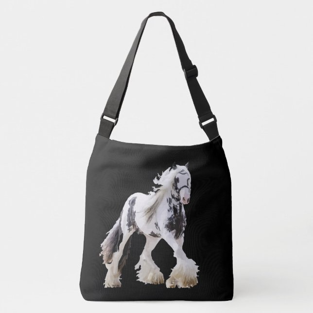 Bolsa Ajustável Gypsy Mare Stallion Draft Horse (Frente)