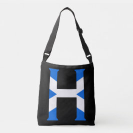 Bolsa Ajustável H Monograma sobreposto à Scottish Flag cbcnt