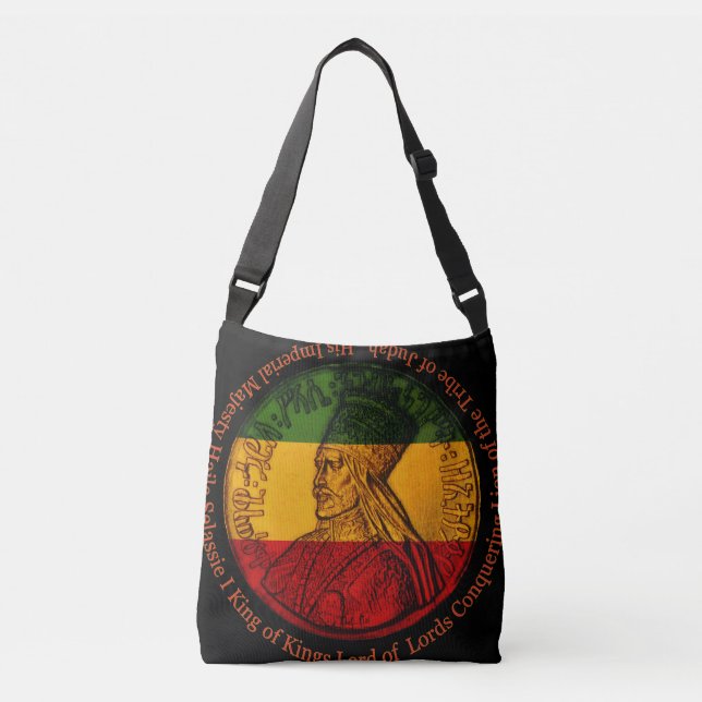 Bolsa Ajustável Haile Selassie Cross over Body Bag (Frente)
