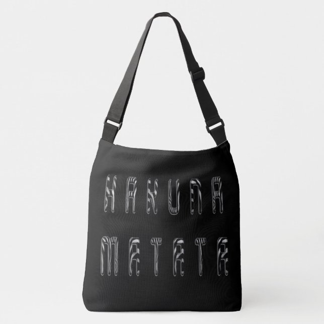 Bolsa Ajustável Hakuna Matata 3D Art Impressão (Frente)