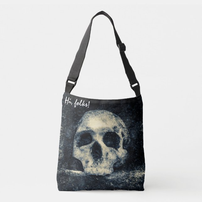 Bolsa Ajustável Halloween Horror Skull (Frente)