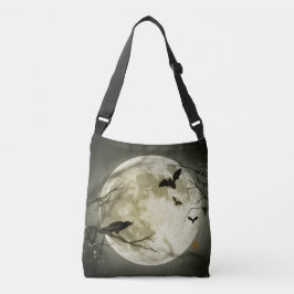 Bolsa Ajustável Halloween Moon Spooky Crows