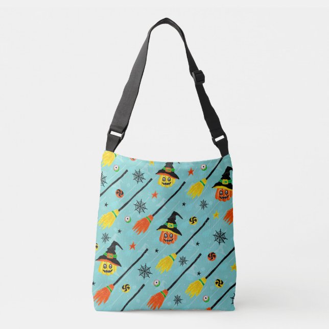 Bolsa Ajustável Halloween Witchy Seimt Theme (Frente)