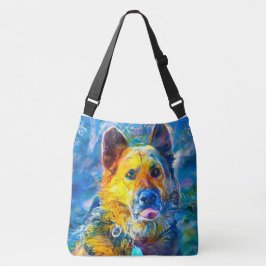 Bolsa Ajustável Halo: Retrato de um German shepherd