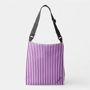Bolsa Ajustável HAMbyWG - Sobre o Ombro - Violeta/Branco