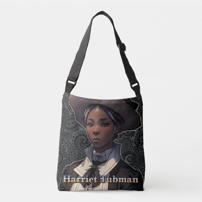 Bolsa Ajustável Harriet Tubman: (Frente)
