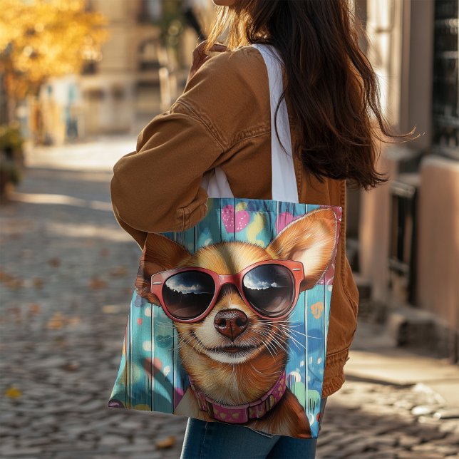 Bolsa Ajustável Hearts & Shades Chillin’ Chihuahua (Criador carregado)