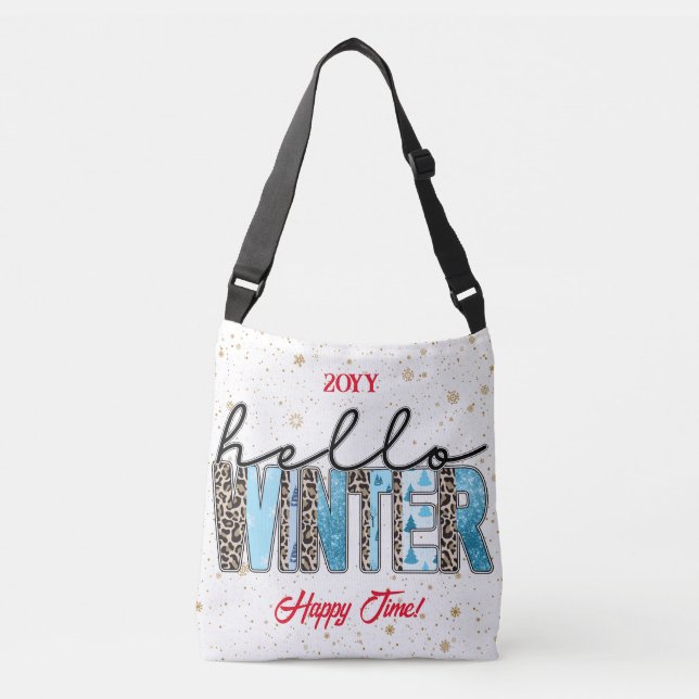 Bolsa Ajustável Hello Winter Customize (Frente)