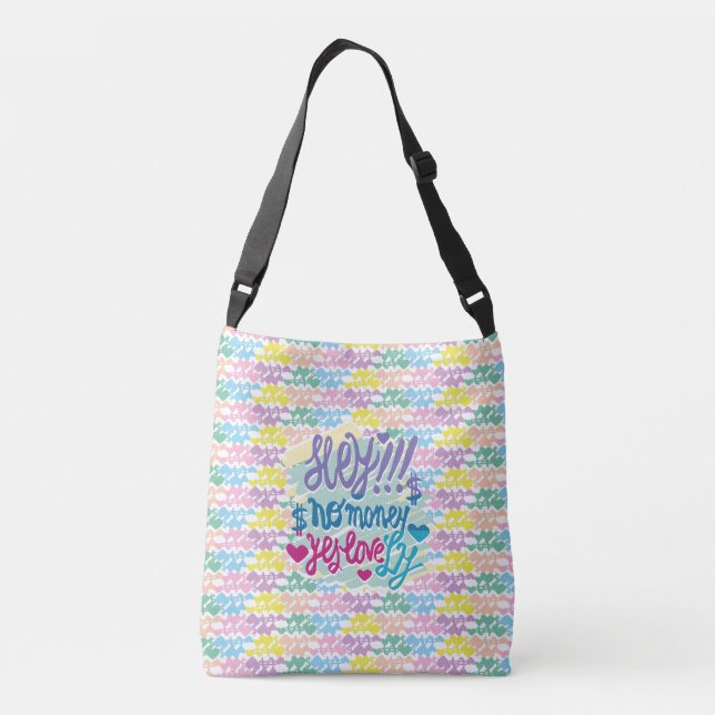 BOLSA AJUSTÁVEL HEY!!! NO MONEY YES LOVE(LOVELY) BY MASANSER (Verso)