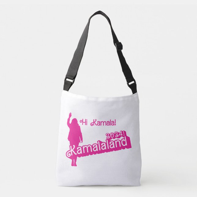 Bolsa Ajustável "Hi Kamala" - Saco Cruzado (slogan B) (Frente)