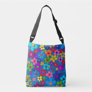 Bolsa Ajustável Hippies Felizes Margaridas