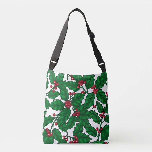 Bolsa Ajustável Holly berry em branco (Frente)