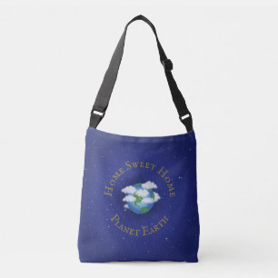 Bolsa Ajustável "Home Sweet Home Planet Earth" Astronomia Whimsica
