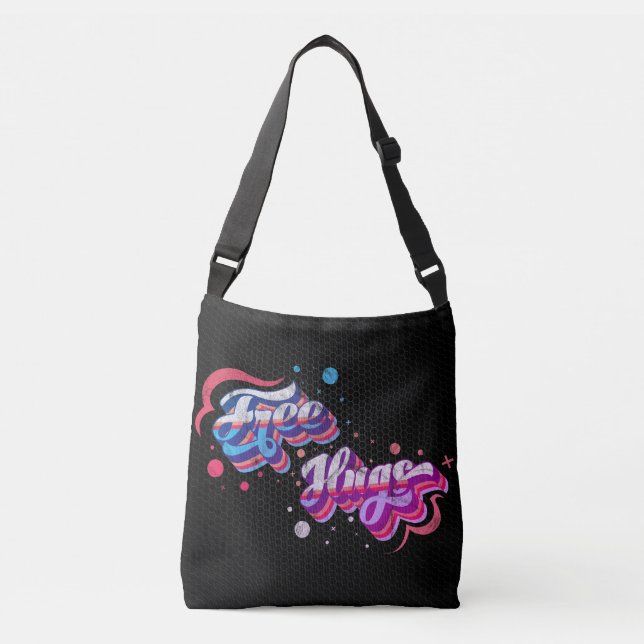 Bolsa Ajustável Hugs Gratuitos - Deluxe Purple Mix Edition (Frente)