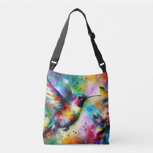 Bolsa Ajustável Hummingbird Impressionista Whimsical Colorcista