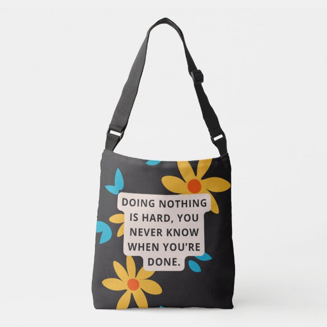 Bolsa Ajustável Humor Floral Ecológico (Frente)