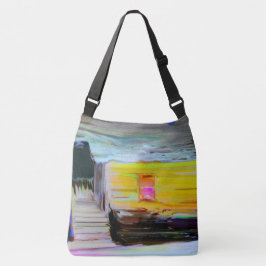 Bolsa Ajustável Hut Em Uma Noite Fria De Inverno