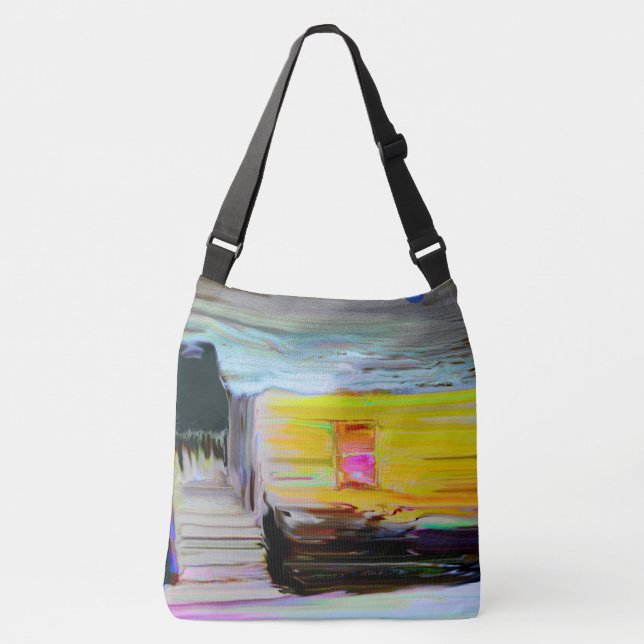 Bolsa Ajustável Hut Em Uma Noite Fria De Inverno (Frente)