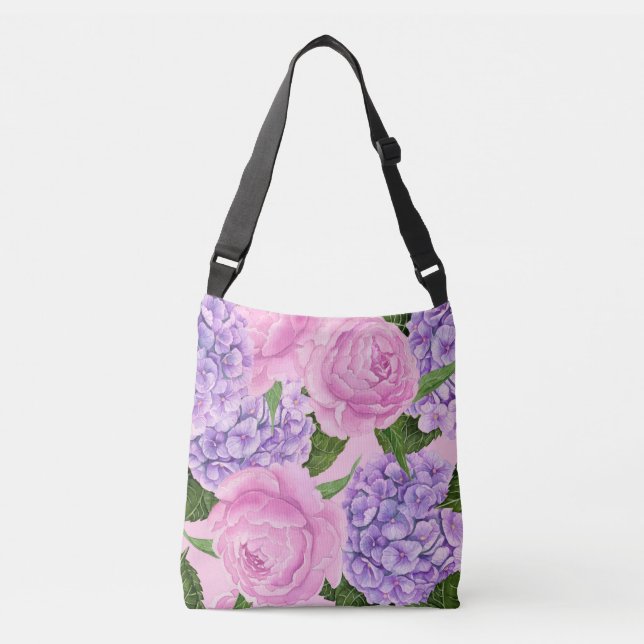 Bolsa Ajustável Hydrangea e padrões de colônia (Frente)