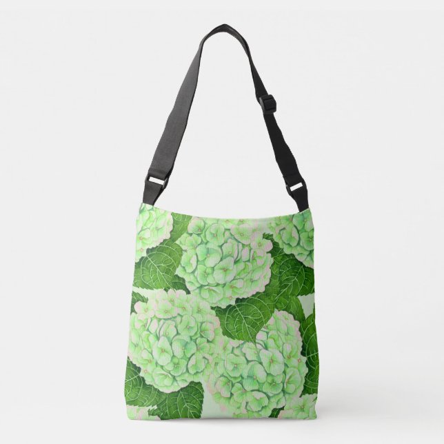 Bolsa Ajustável Hydrangea watercolor (Frente)