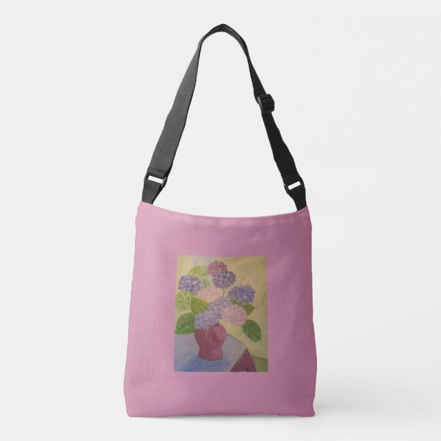 Bolsa Ajustável Hydrangeas Whimsical (Frente)