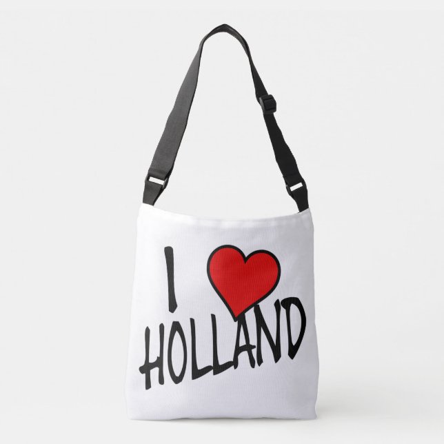 Bolsa Ajustável I Heart Holland bk em wcbcnt (Frente)