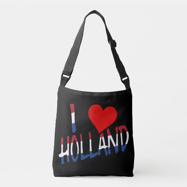 Bolsa Ajustável I Heart Holland overlay em bbcnt (Frente)