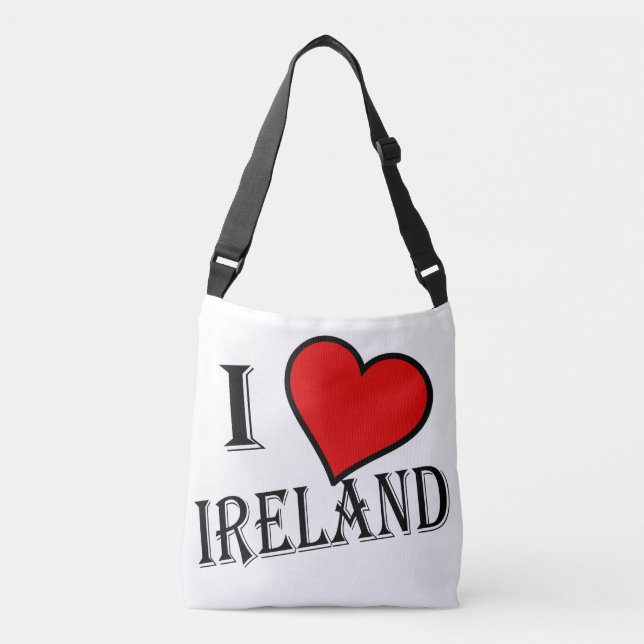 Bolsa Ajustável I Heart Ireland bk cbcnt (Frente)
