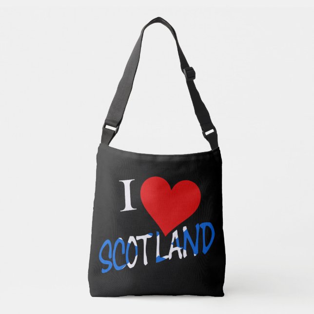 Bolsa Ajustável I Heart Scotland overlay cbcnt (Frente)