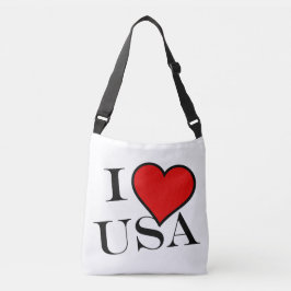 Bolsa Ajustável I Heart USA bk cbcnt