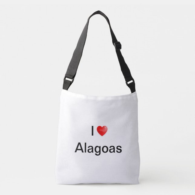 Bolsa Ajustável I love Alagoas (Frente)