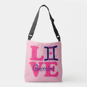 Bolsa Ajustável ♊! I Love Gemini-Best-Zodiac Sinal All-Over-Impres