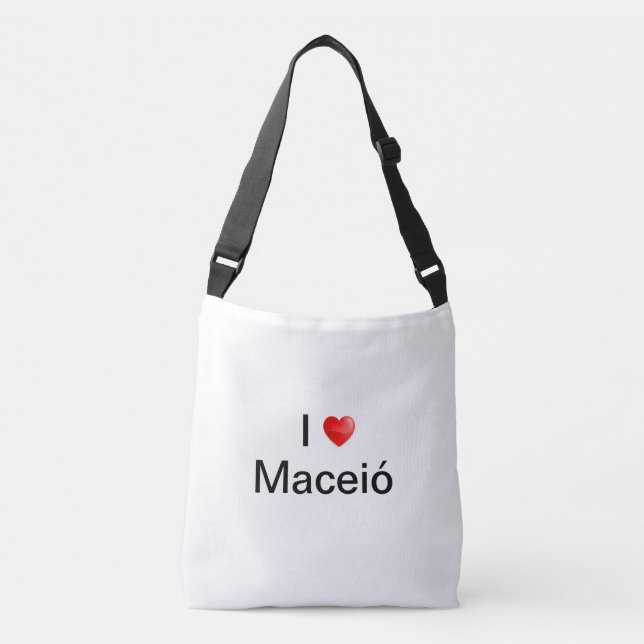 Bolsa Ajustável I love Maceió (Frente)