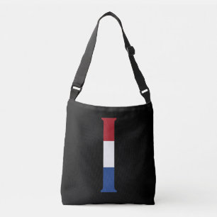 Bolsa Ajustável I Monograma sobreposto na NLD Flag no bk cbbt