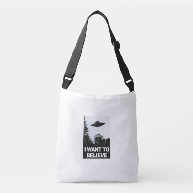 Bolsa Ajustável I want to believe (Frente)