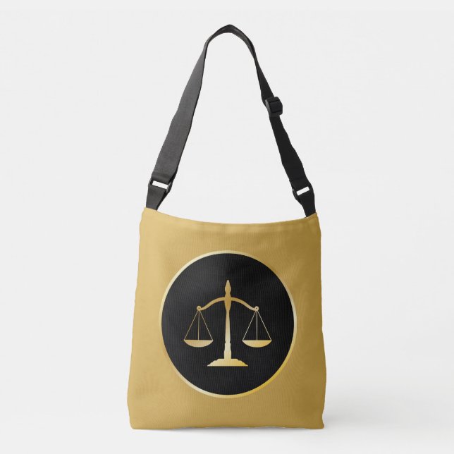 Bolsa Ajustável Ícone de Lei (Escalas de Justiça) (Frente)