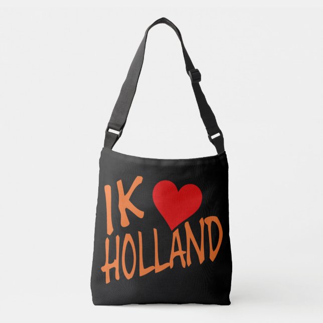 Bolsa Ajustável Ik Heart Holland ou no bk cbcnt (Frente)