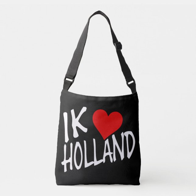 Bolsa Ajustável Ik Heart Holland wt no bk cbcnt (Frente)