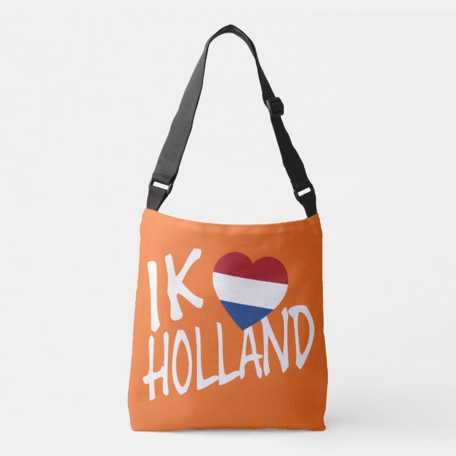 Bolsa Ajustável Ik Heartflag Holland won ou cbcnt (Frente)