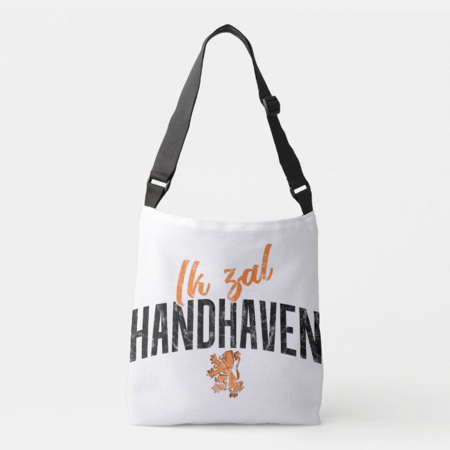 Bolsa Ajustável Ik Zal Handhaven Dutch Motto Bag (Frente)