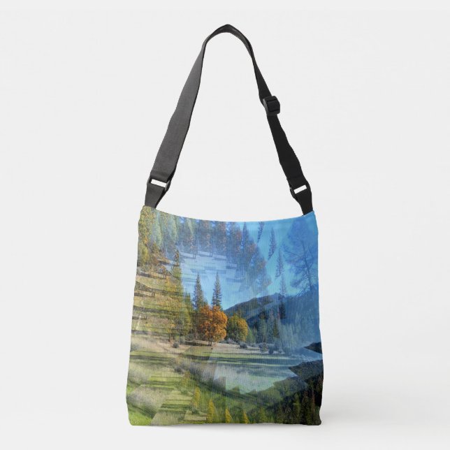 Bolsa Ajustável Ilusões nas montanhas... (Frente)