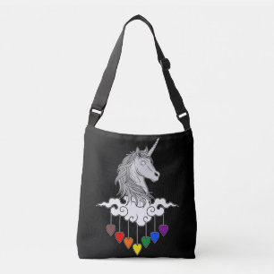 Bolsa Ajustável Ilustração de Arte de Unicórnio Majestoso