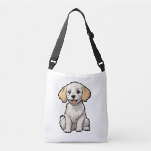 Bolsa Ajustável Ilustração de cão de desenho animado