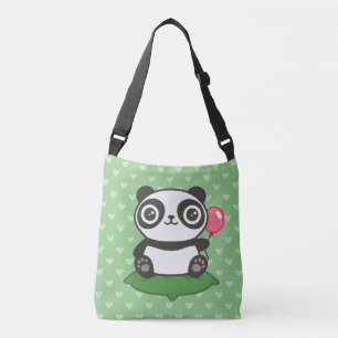 Bolsa Ajustável Ilustração de Panda Bonita