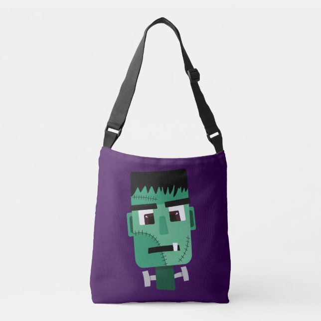 Bolsa Ajustável Ilustração do Monstro de Frankenstein (Frente)